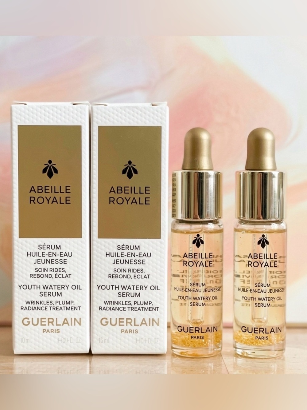 2 Guerlain Abeille Royale Youth Watery Oil Serum -20ml Total